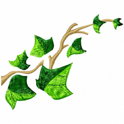 Leaves Embroidery Design 8